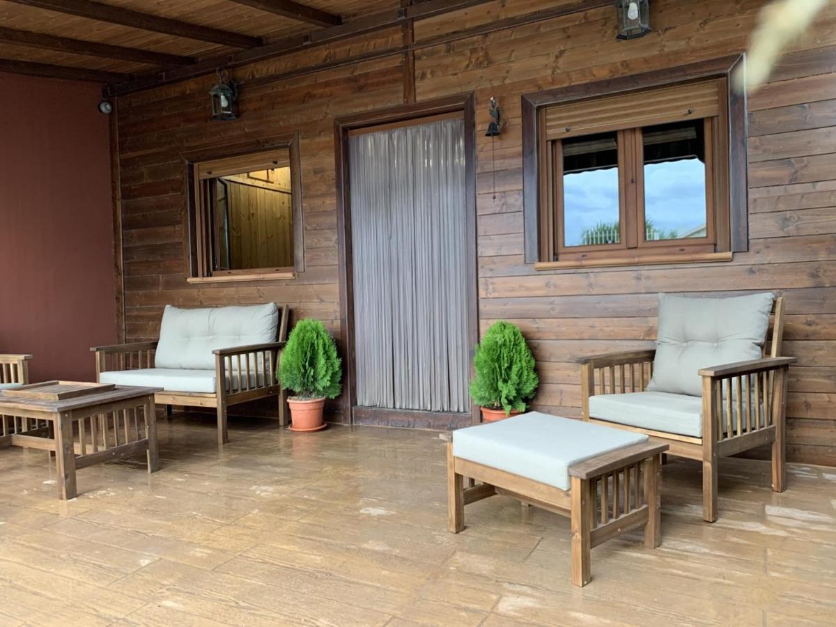 Casa Rural Alcala Cabana Del Herrero Алкала дел Хукар Екстериор снимка